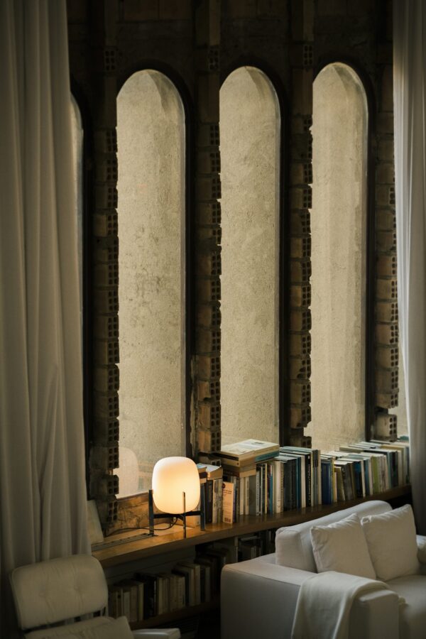 Cesta Metalica Vloerlamp Design Miguel Mila voor Santa en Cole