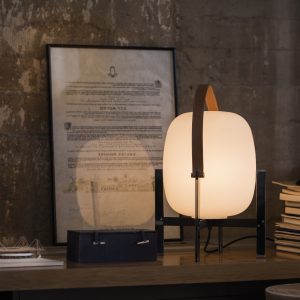 Cesta Metalica Vloerlamp Design Miguel Mila voor Santa en Cole