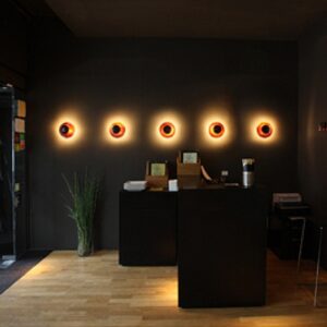 Funnel 2012 LED Wandlamp Design Ramon Benedito voor Vibia