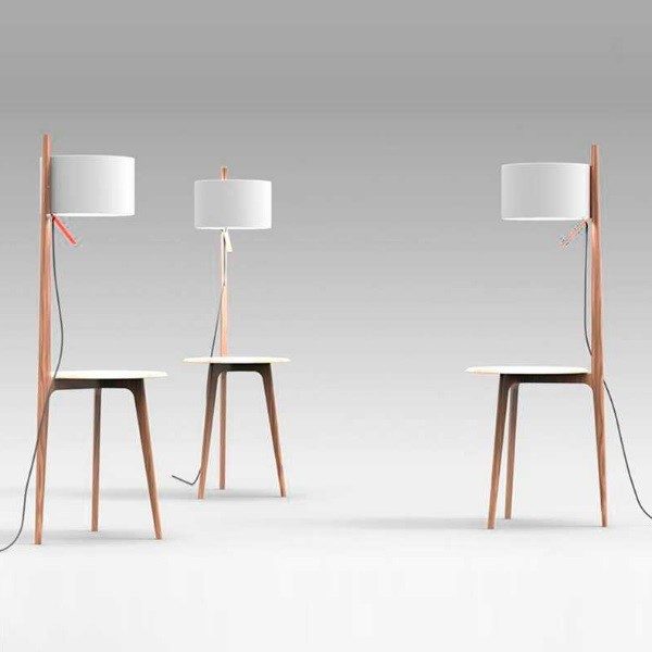 Carla Floor Lamp Carla Vloerlamp Bijzettafel Design Gabriel Teixido Carpyen