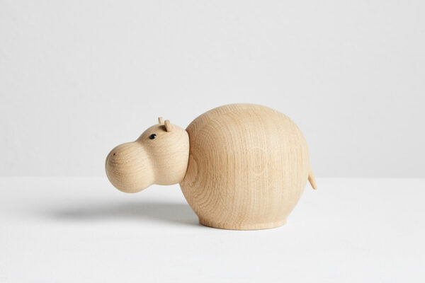 Hibo Hippopotamus Design Steffen Juul voor Woud Houten Nijlpaard