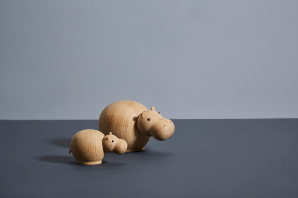Hibo Hippopotamus Design Steffen Juul voor Woud Houten Nijlpaard