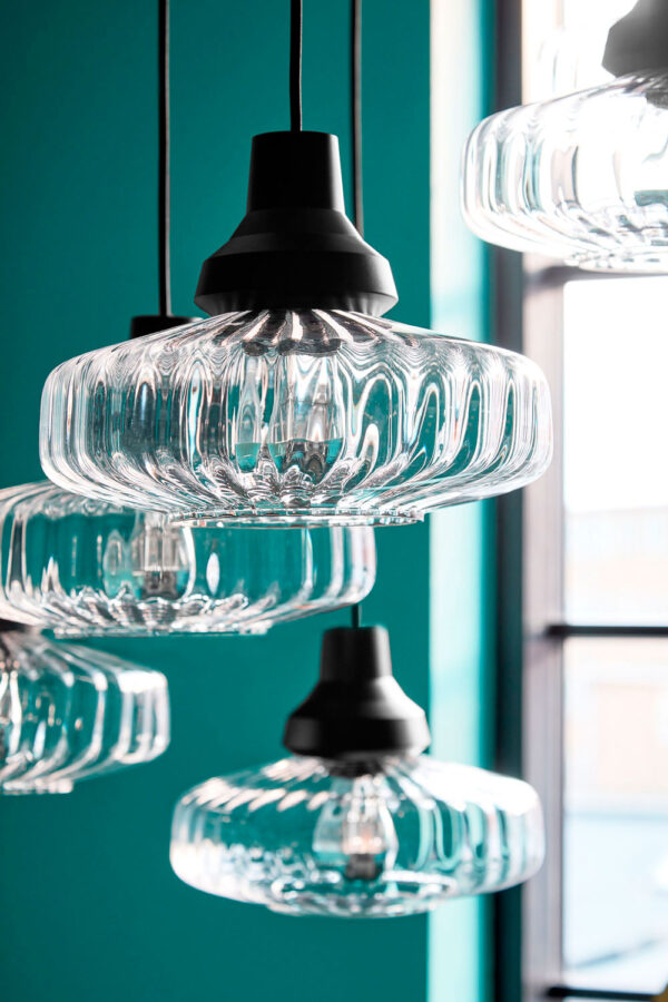 New Wave Optic Pendant Light New Wave Optic Hanglamp ontwerp Design by US