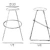 Clown Barstool Clown Barkruk ontwerp Design by US