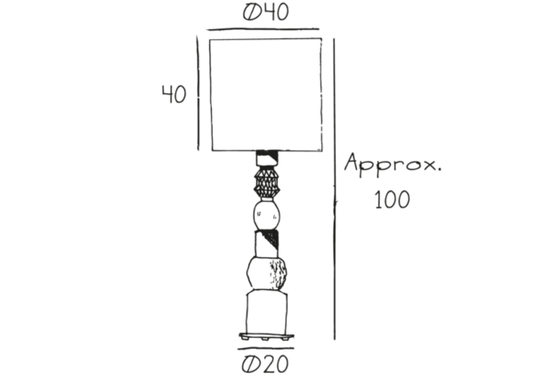 Vintage Lamp ontwerp Design by US