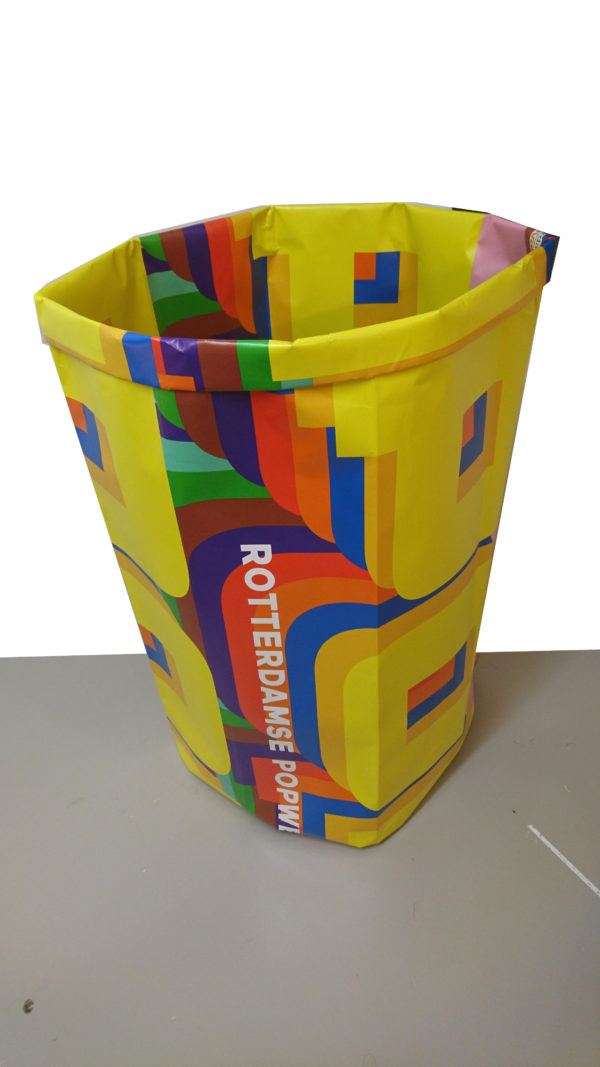 Paperbag Rotterdamse Popweek Design Jos van der Meulen voor Goods
