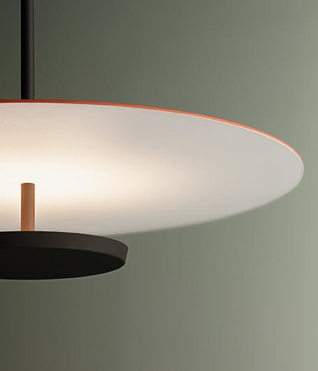 Flat 5935 lamp Design Ichiro Iwasaki voor Vibia