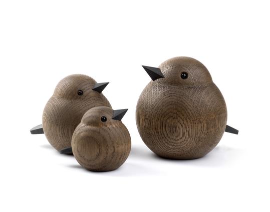 Eiken houten Mus Sparrow design Kristian Jakobsen voor Novoform