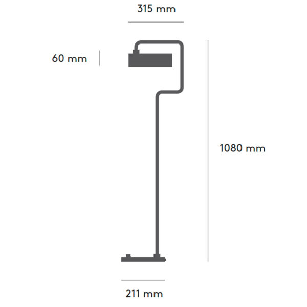 Petite Machine Vloerlamp Floor Design Flemming Lindholdt voor Made By Hand