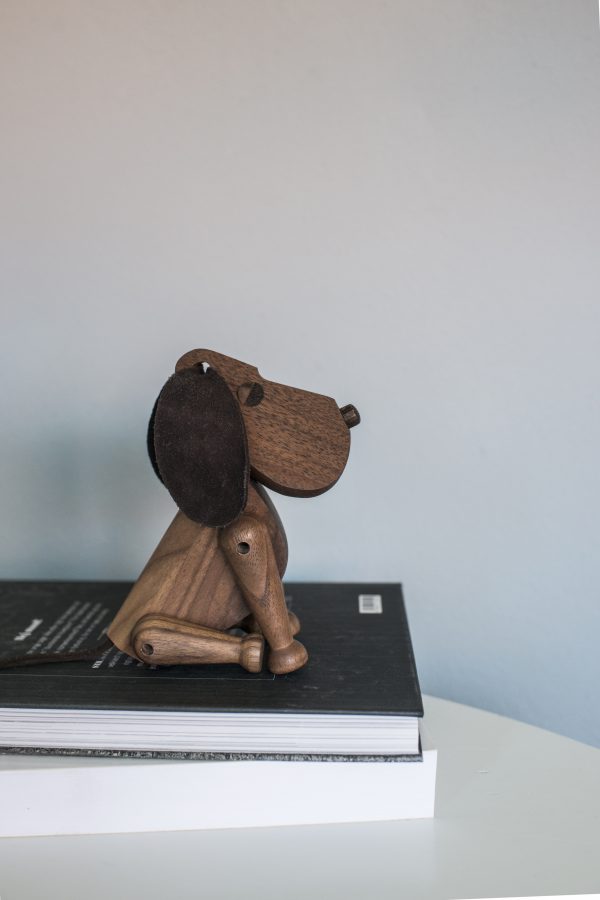 Houten Hond Oscar Bobby en Rufus design Hans Bolling voor Architectmade