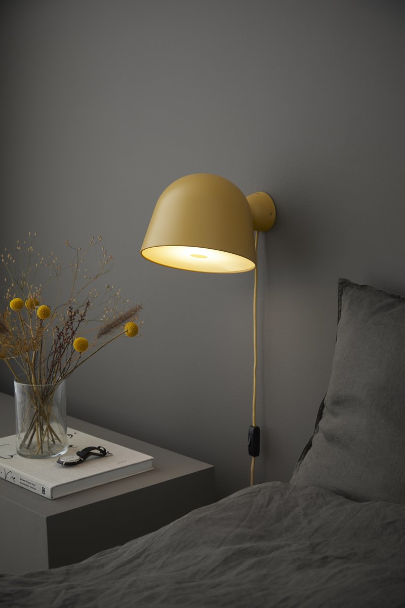 Welvarend mooi zo Onderverdelen Kuppi wandlamp design Mika Tolvanen voor WOUD - Smukdesign