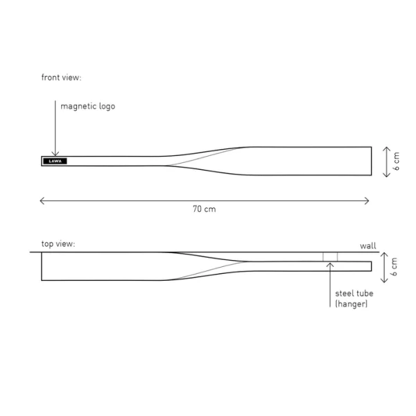 Twist shelf wandplank design Shakir en Bryzek voor Lawa Design