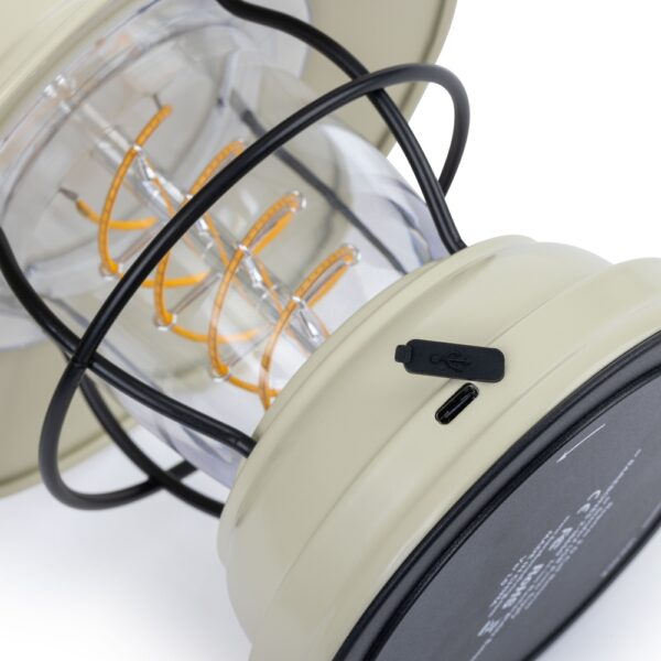 Outpost Lantern Vintage White design Barebones