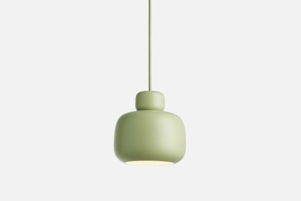 Stone hanglamp Matcha green design Philip Bro voor Woud