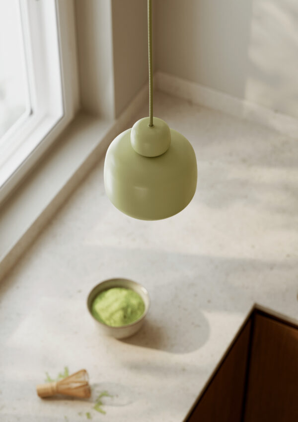 Stone hanglamp Matcha green design Philip Bro voor Woud